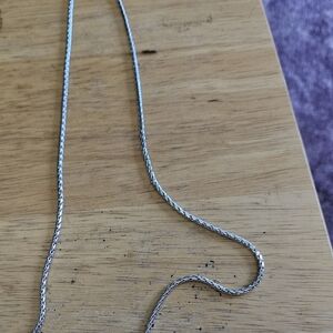 Elegant Silver Chain Necklace